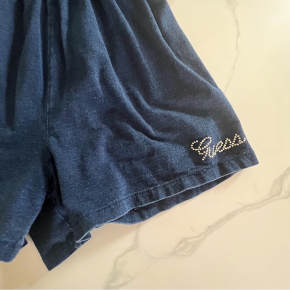 Guess Kids Blue Jean Romper w/ ruffle top - girls 14 - Picture 4 of 5